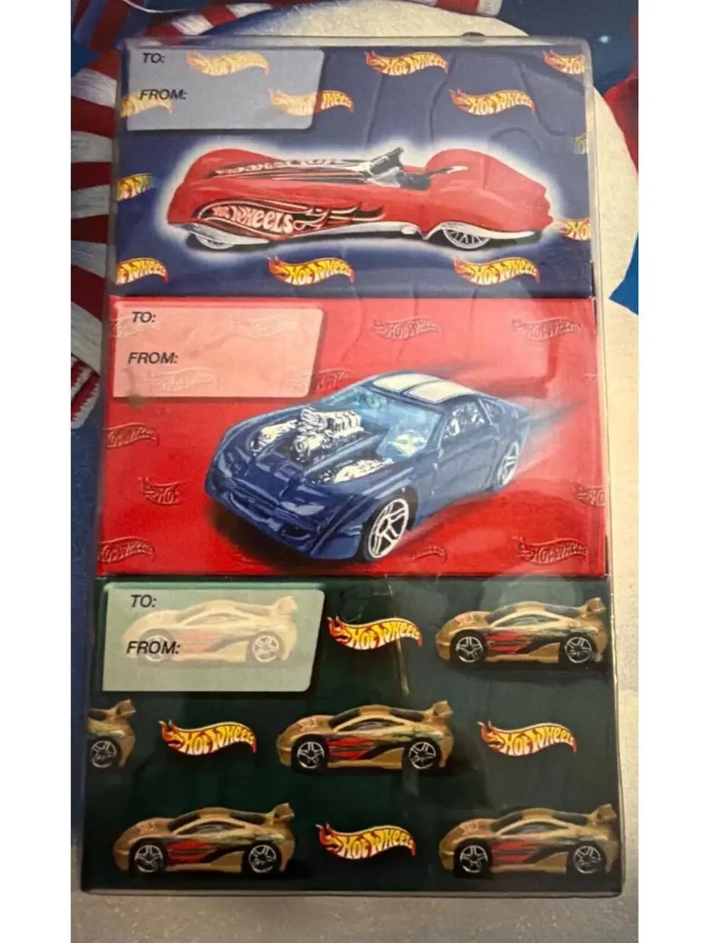 Hot Wheels Frostys Cool Cruisers Gift Pack With 3 Vehicles & To/From Tags For Ki